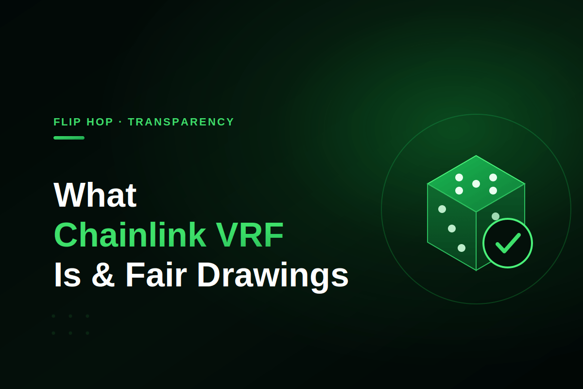 What Chainlink VRF Is and Why It Guarantees Fair Drawings