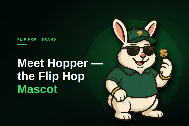 What Hopper Is — the Flip Hop Mascot