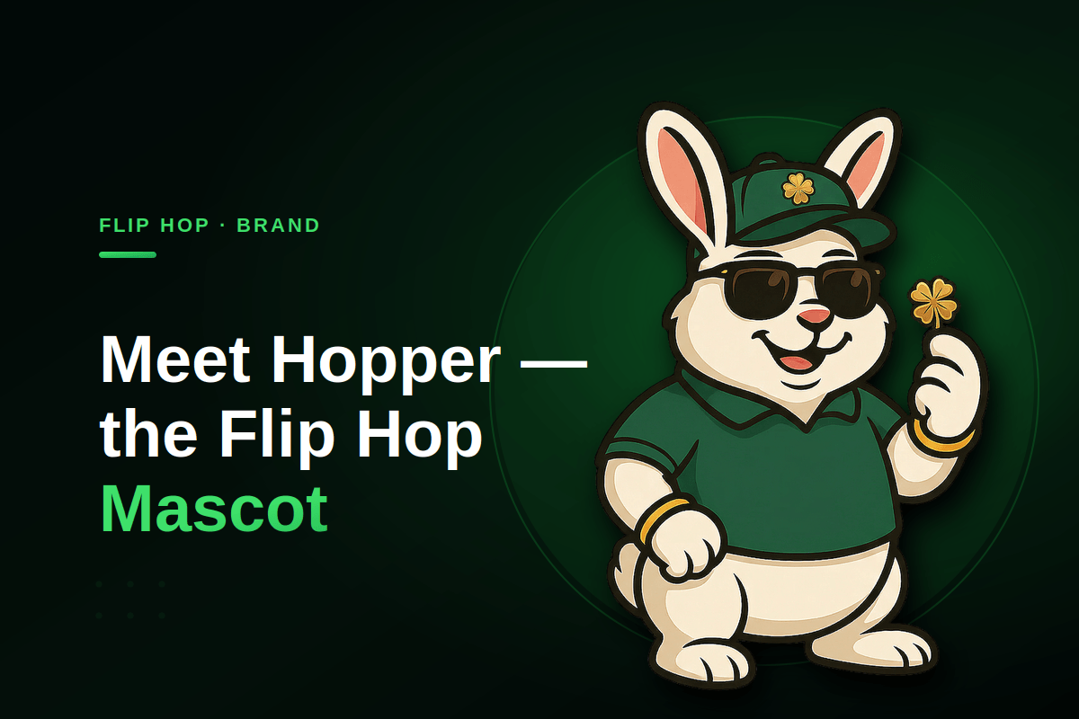 What Hopper Is — the Flip Hop Mascot