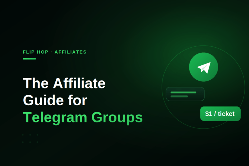 The Flip Hop Affiliate Guide for Telegram Groups