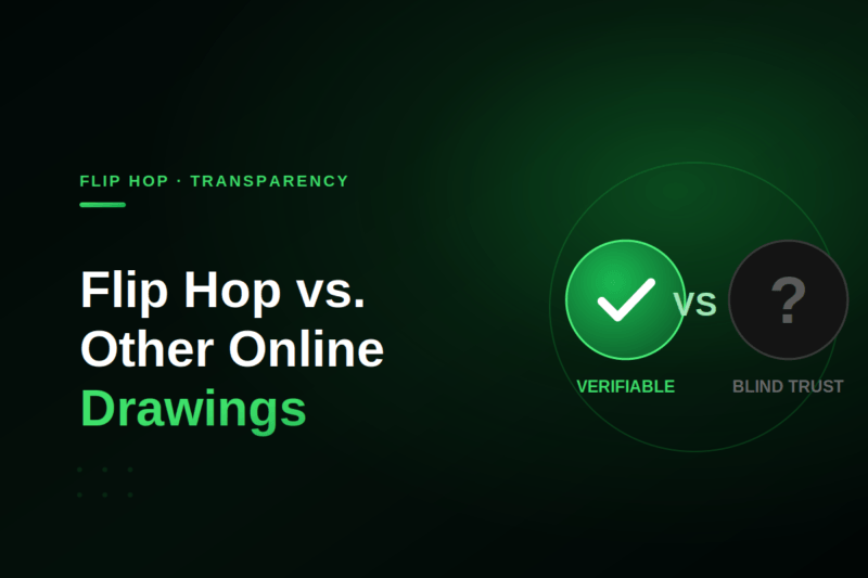 Flip Hop vs. Other Online Drawings — What’s Actually Different